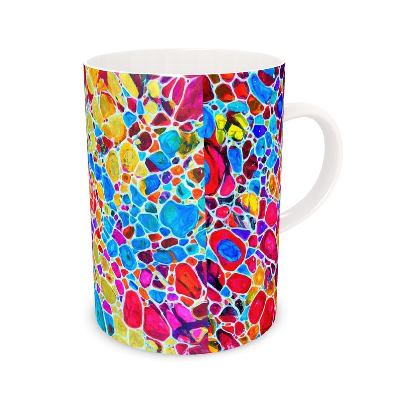Bone China Mug. Fractals Of Happy. Series "5D"