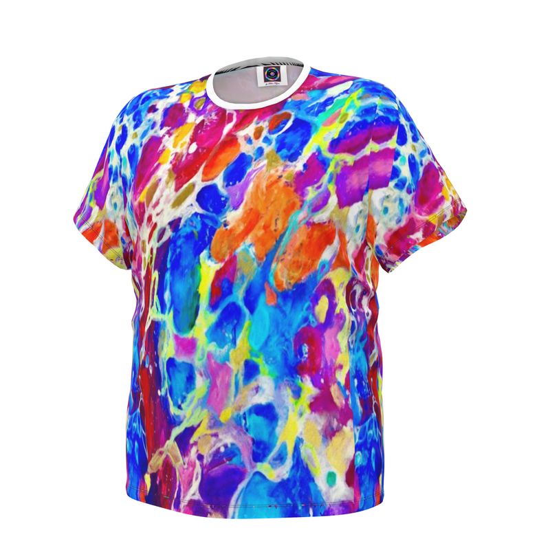 Cut and Sew All Over Print T-Shirt. Series "Rainbows"