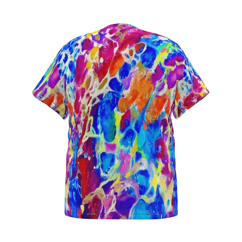 Cut and Sew All Over Print T-Shirt. Series "Rainbows"