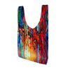 Parachute Shopping Bag. "Chroma". Series "Abstract Sunsets".