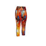 Sports Leggings. Chroma. Series Abstract Sunsets.