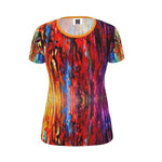 Womens T-Shirt. Chroma. Series Abstract Sunsets.