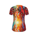 Womens T-Shirt. Chroma. Series Abstract Sunsets.