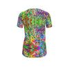 Ladies Cut and Sew T-Shirt. Lilacs For Mom"