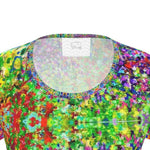 Ladies Cut and Sew T-Shirt. Lilacs For Mom"