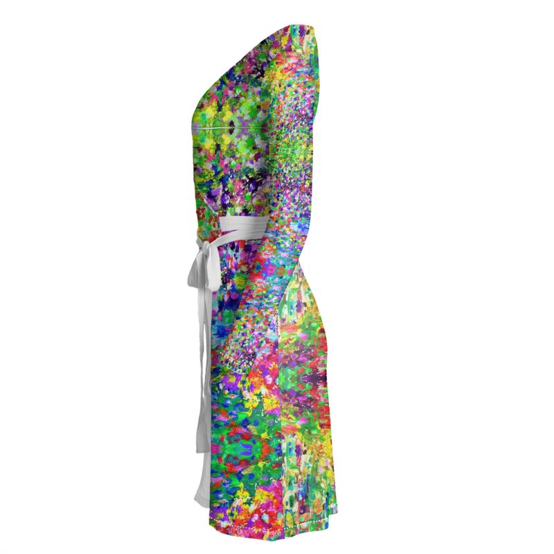 Wrap Dress. "Spring". Series "Seasons"
