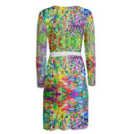 Wrap Dress. "Spring". Series "Seasons"