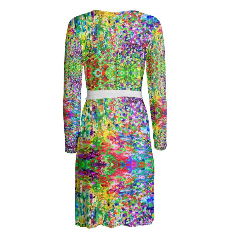 Wrap Dress. "Spring". Series "Seasons"