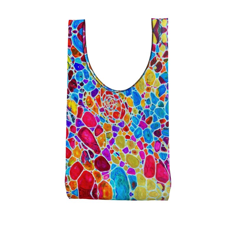 Parachute Shopping Bag. "Fractals Of Happy".