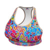 Sports Bra. "Fractals Of Happy"