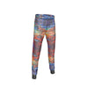 Women's Jogging Leggings. Chroma. Series Abstract Sunsets.