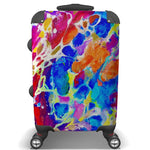 Suitcase. "Rainbows."