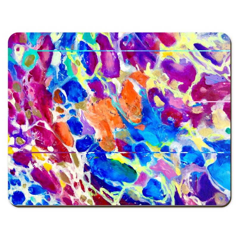 Placemats. "Rainbows."