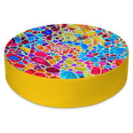 Round Floor Cushions. "Fractals Of Happy"