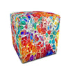 Square Pouffe. "Happiness". Series "5D"