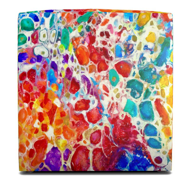 Square Pouffe. "Happiness". Series "5D"