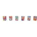 Square Shot Glasses 6 Set. "Happiness".