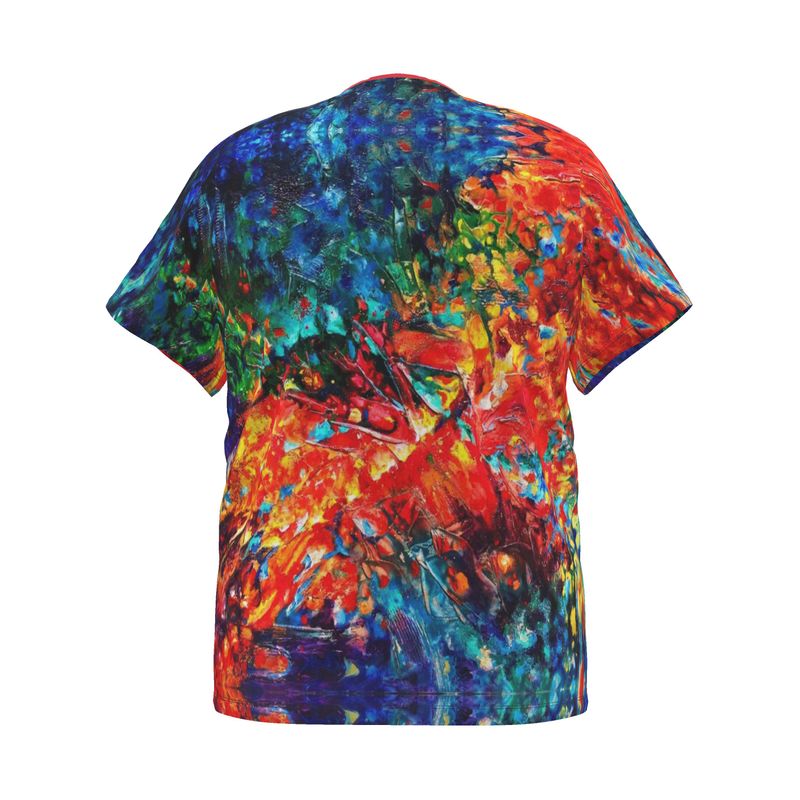 T Shirt. Secret. Series "Abstract Sunsets"
