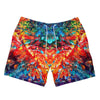 Men's Swimming Shorts. Secret Path. Series "Abstract Sunsets"