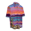 Men's Short Sleeve Shirt. "Vermont Sunset". Series "Serenity""