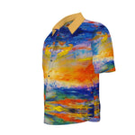 Men's Short Sleeve Shirt. Sunset. Series "Moods"