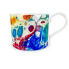 Cup and Saucer. "Rainbows"