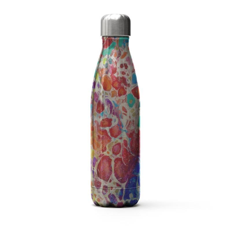 Stainless Steel Thermal Bottle. "Rainbows"