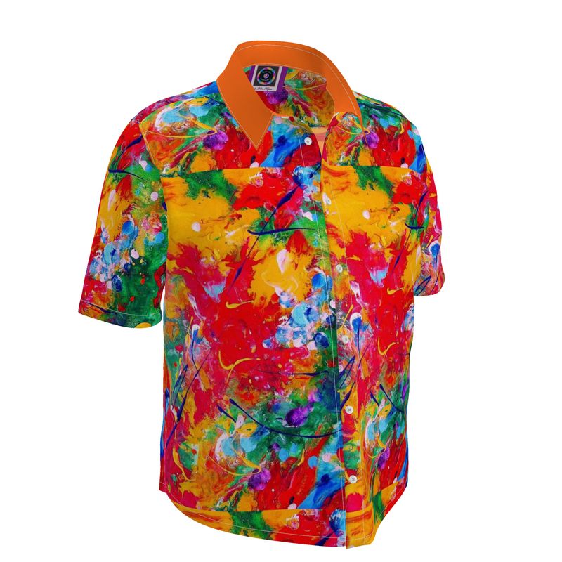 Men's Short Sleeve Shirt. Summer. Series "Seasons"