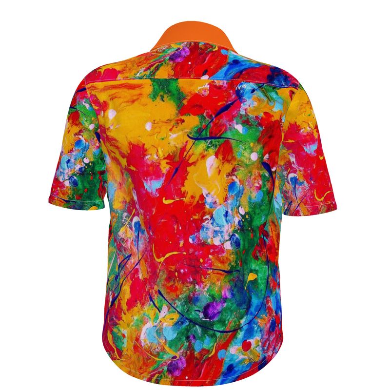 Men's Short Sleeve Shirt. Summer. Series "Seasons"