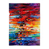 Designer Blanket. "Chroma". Collection "Abstract Sunsets"