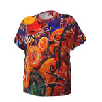 Cut & Sew All Over Print T-Shirt. City Vibe. Series "Jazz & The City"