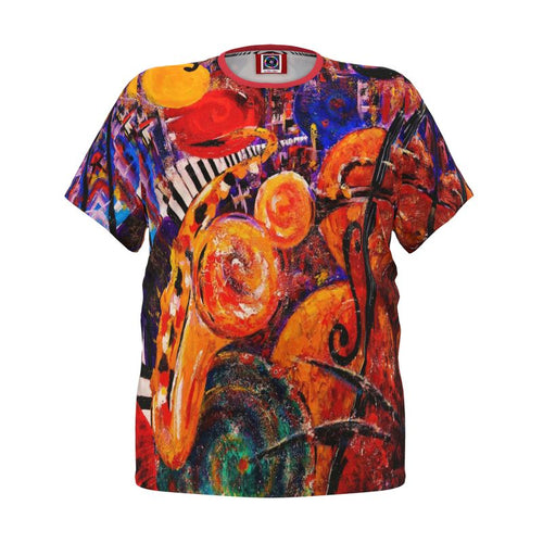 Cut & Sew All Over Print T-Shirt. City Vibe. Series "Jazz & The City"