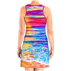 Halter Dress. Series "Sunsets & Blues"