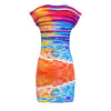 Ladies Tunic T Shirt. Series "Sunsets & Blues"