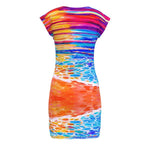 Ladies Tunic T Shirt. Series "Sunsets & Blues"