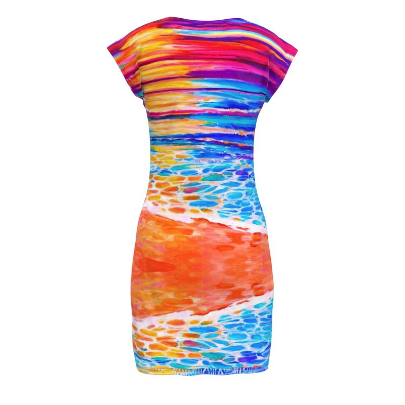 Ladies Tunic T Shirt. Series "Sunsets & Blues"