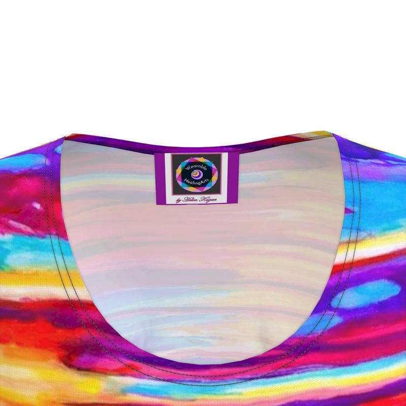 Ladies Tunic T Shirt. Series "Sunsets & Blues"