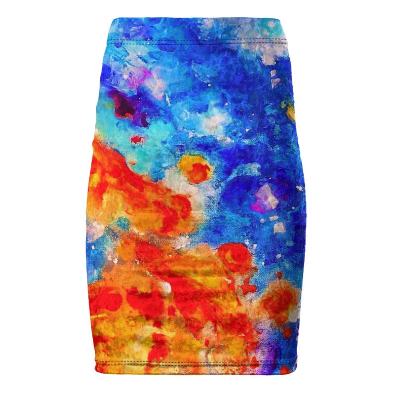Pencil Skirt. Series "Nebulae"